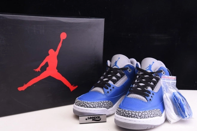 Kick Theory 400 Royal' Jordan Air Retro - 3 CT8532 'Varsity 0822